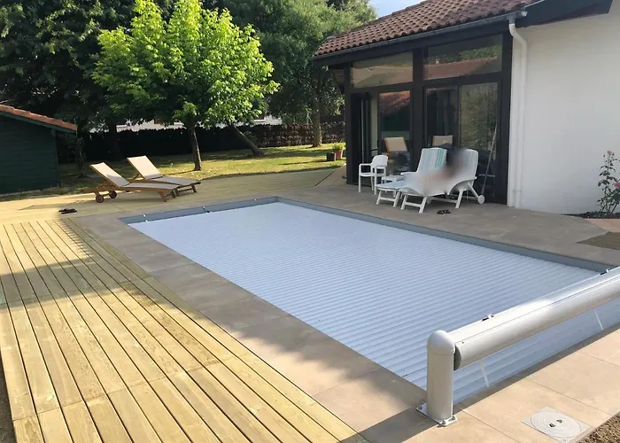 Maison Landaise Moderne Avec Piscine Chauffee Et * Lit-et-Mixe