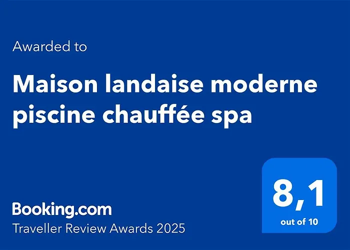 Maison Landaise Moderne Avec Piscine Chauffee Et Ferienhaus